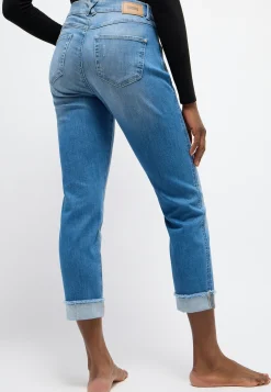 Destroyed-Jeans Darleen Crop TU Fringe