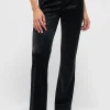 Hose Bootcut mit Glam Fake Leather