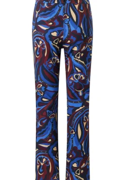 Hose Bootcut mit Modern Flower Print