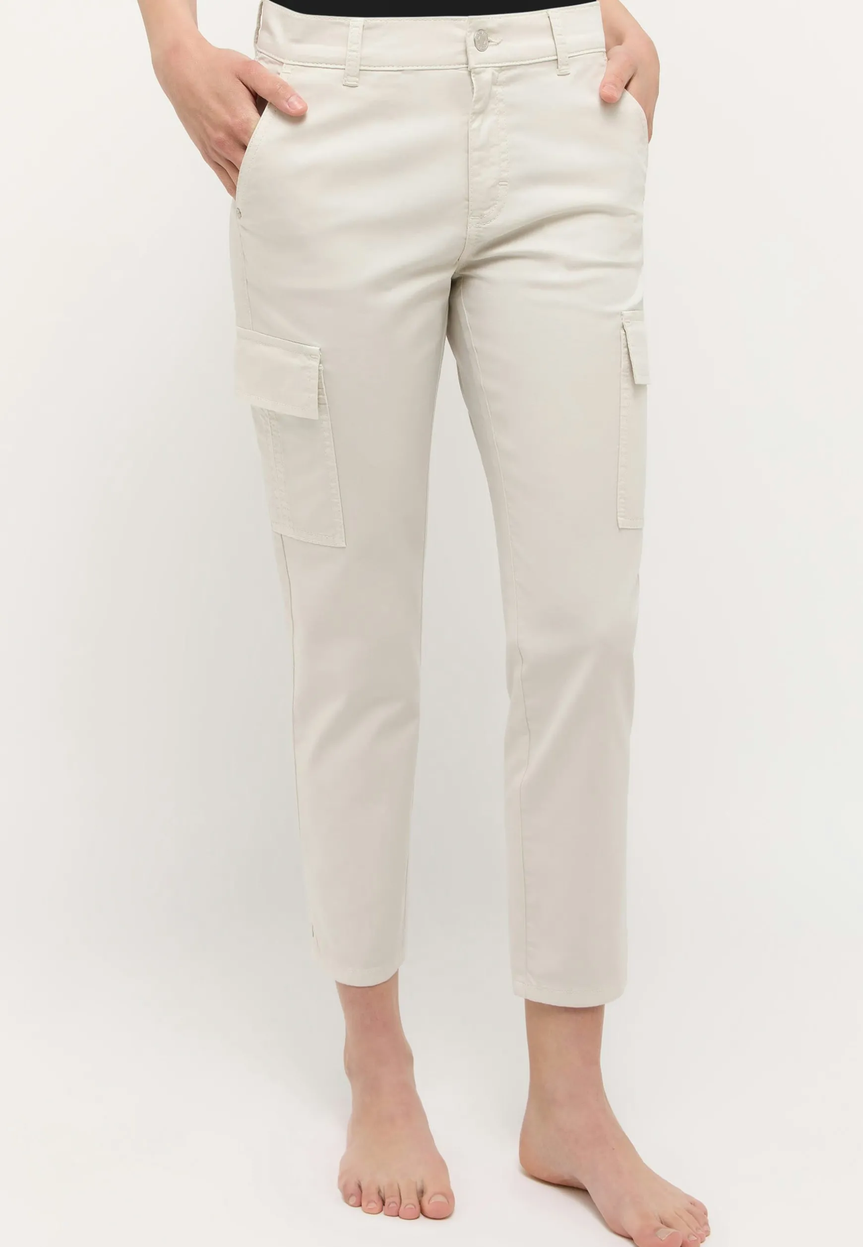Hose Cici Crop Slit Cargo mit Summer Cotton
