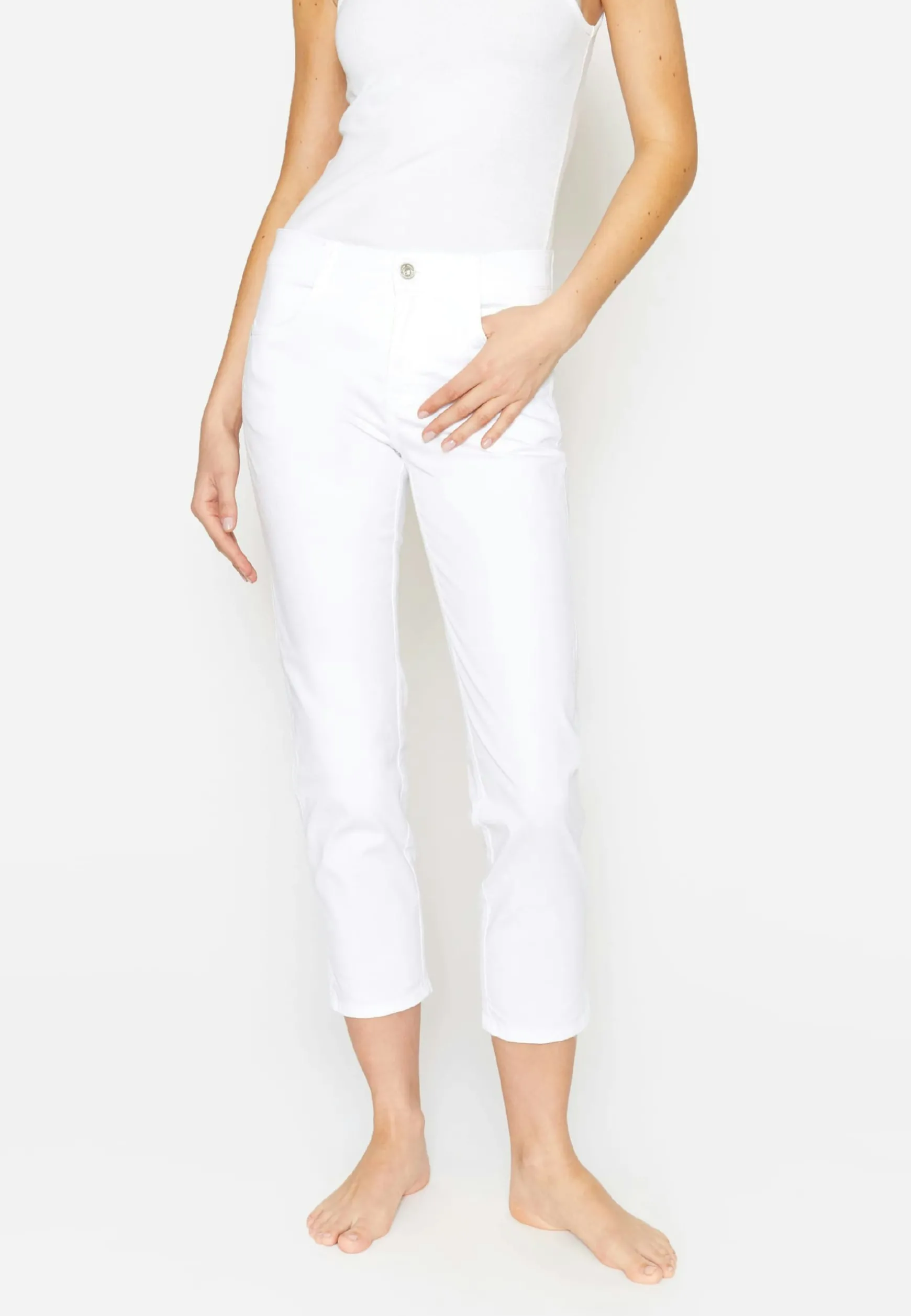 Hose Cici Crop Slit mit Schlitz