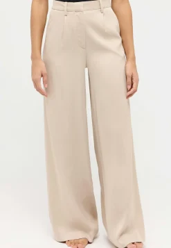 Hose Galon Palazzo mit Satin-Optik