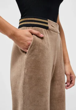 Hose Jump Wide Leg mit Jersey Cord