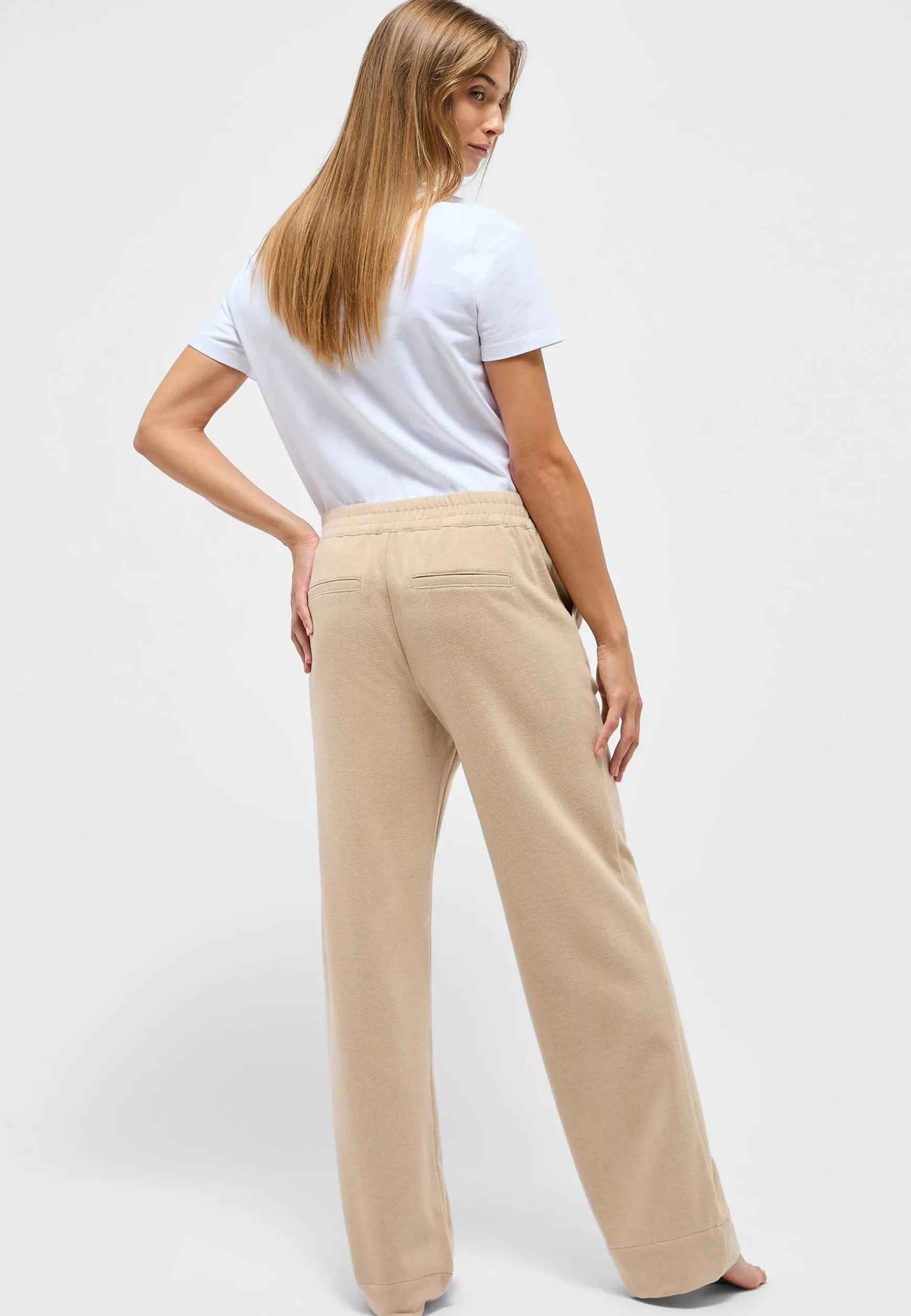 Hose Jump Wide Leg mit Schmuckdetail
