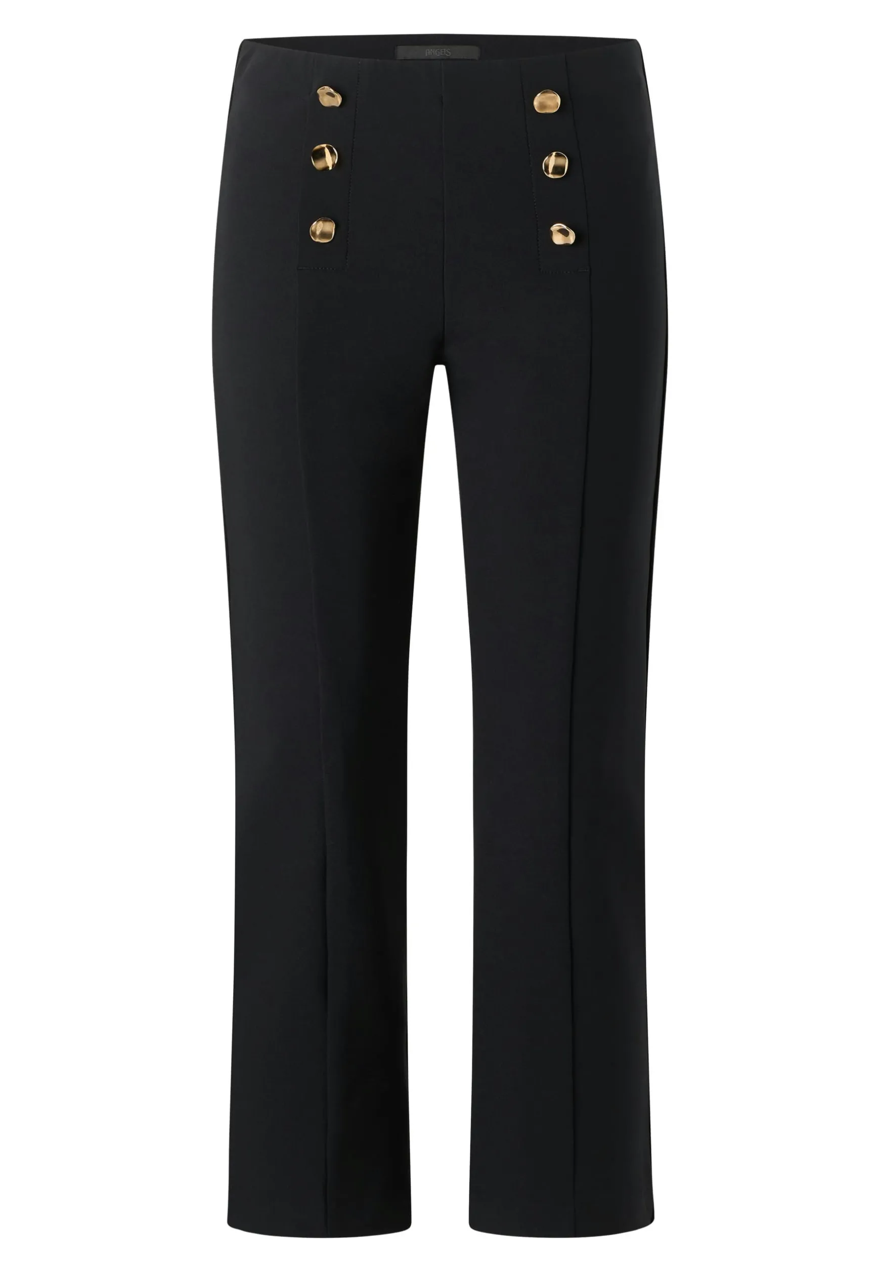 Hose Leni Crop mit eleganten Knu00c3u00b6pfen