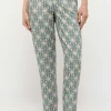 Hose Louisa Chino mit Satin-Optik