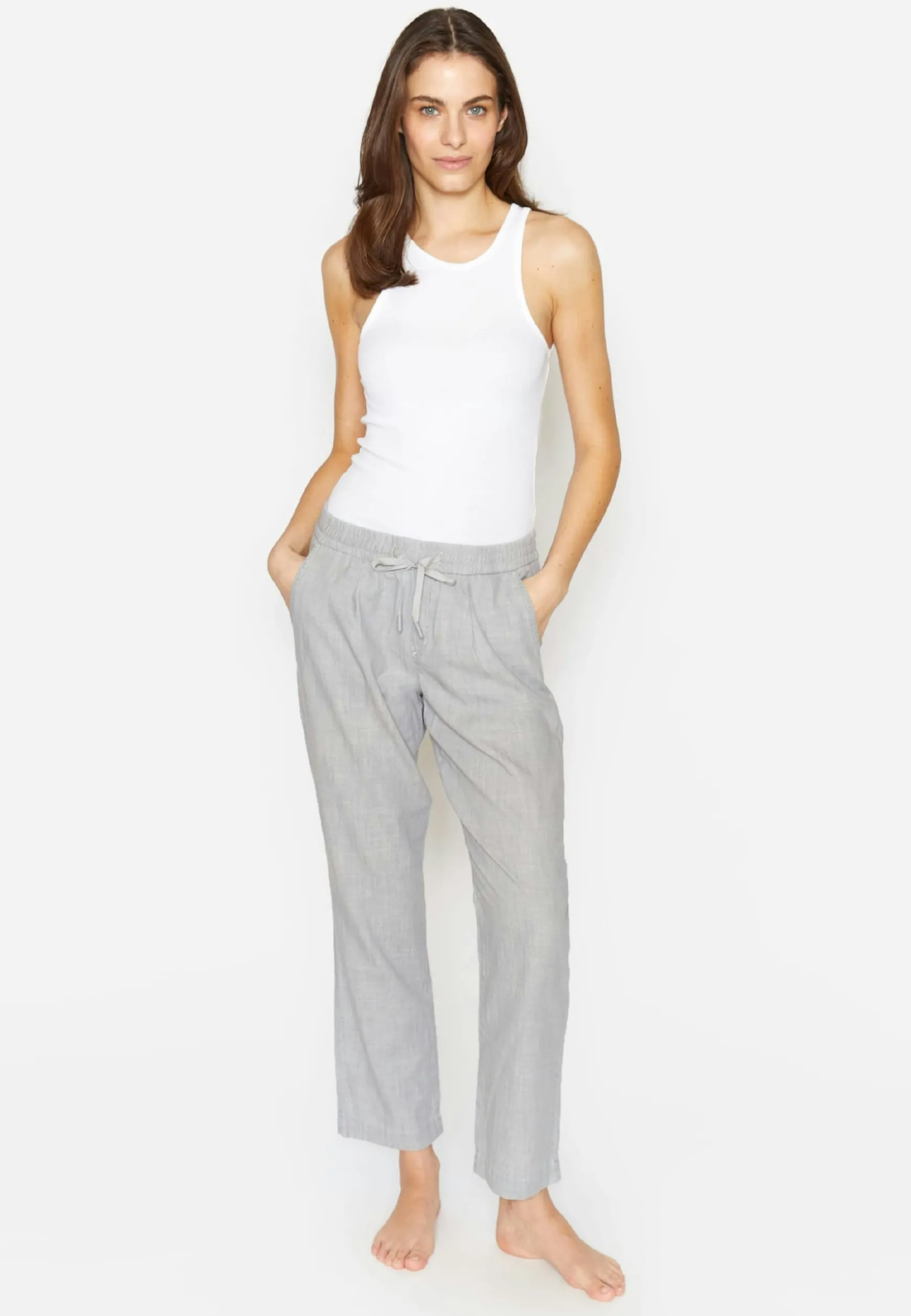 Hose Louisa Jump Pleat mit Stretch-Bund