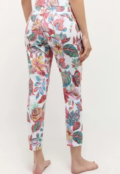 Hose Ornella mit Blumenmuster