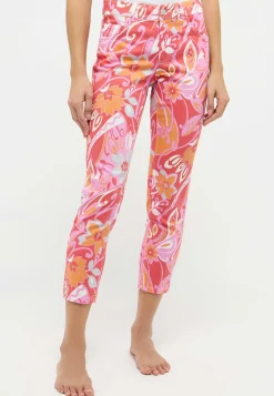 Hose Ornella mit Blumen-Print