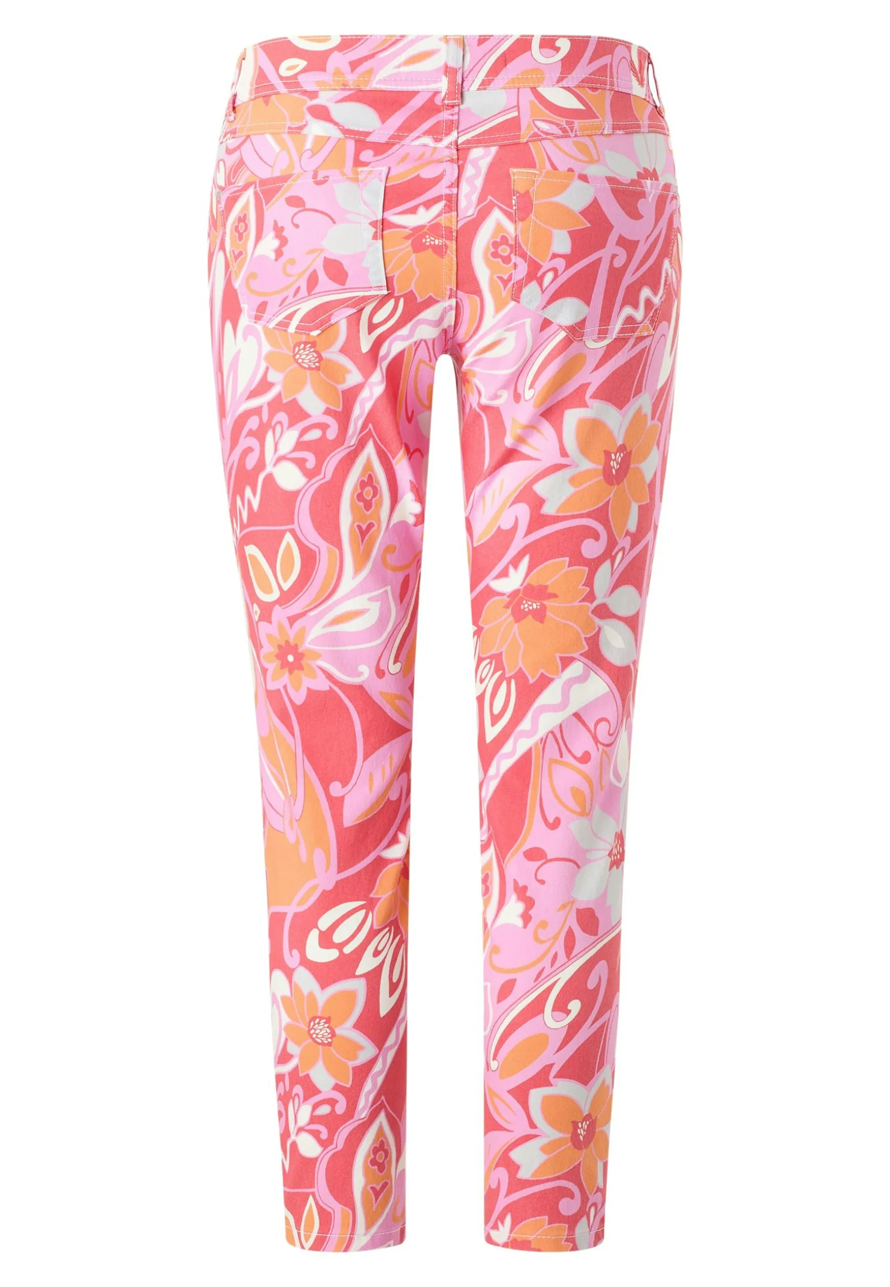 Hose Ornella mit Blumen-Print