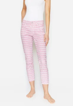 Hose Ornella mit Retro Print