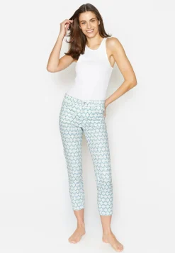 Hose Ornella mit Retro Print