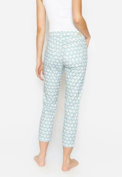 Hose Ornella mit Retro Print