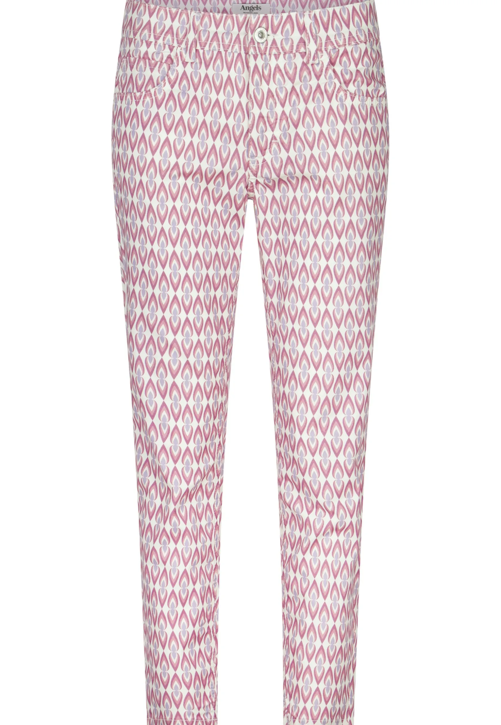 Hose Ornella mit Retro Print