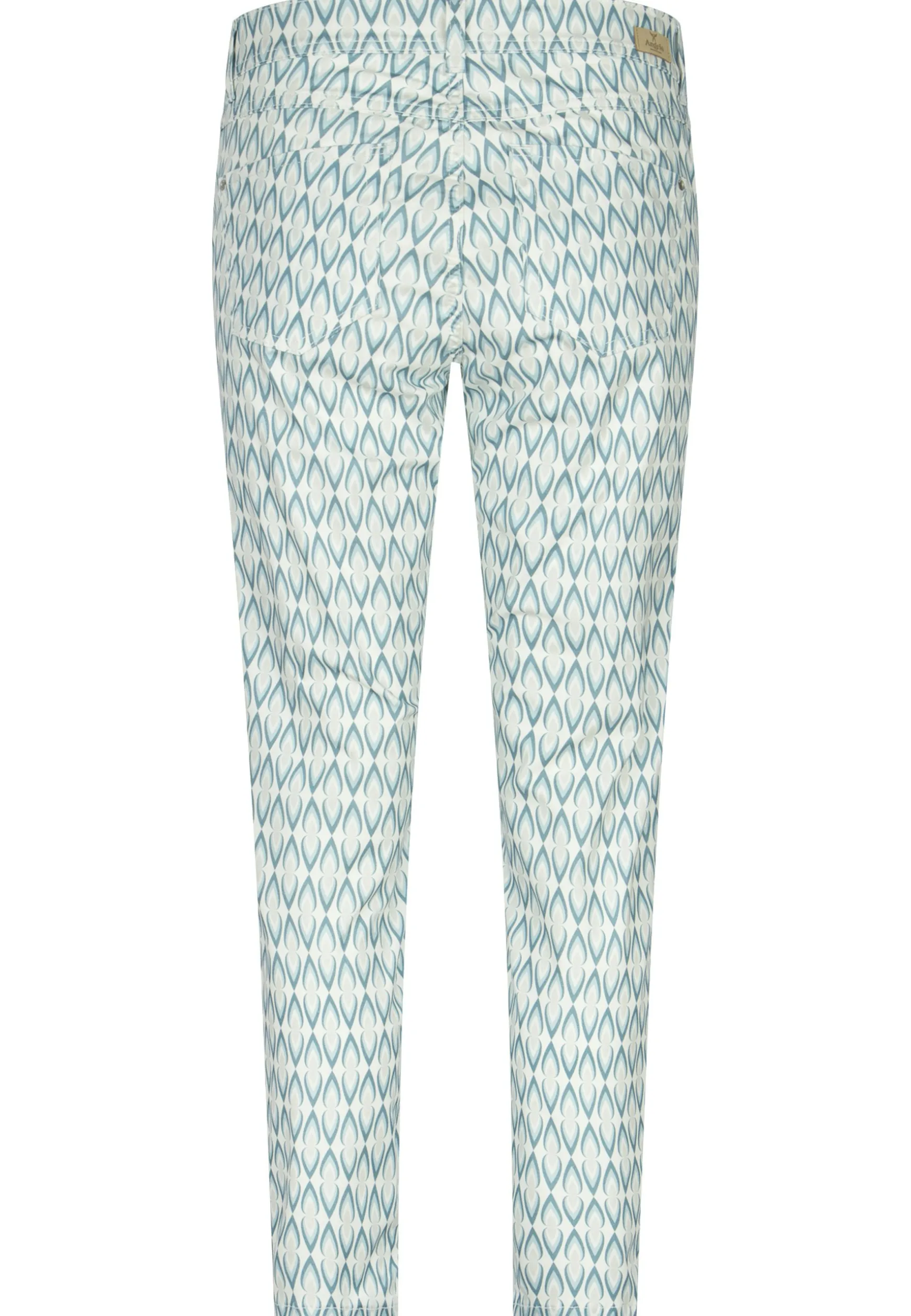 Hose Ornella mit Retro Print