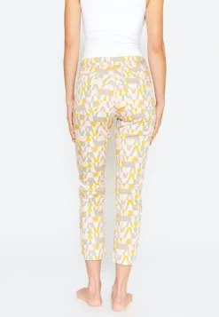 Hose Ornella mit Retro-Print