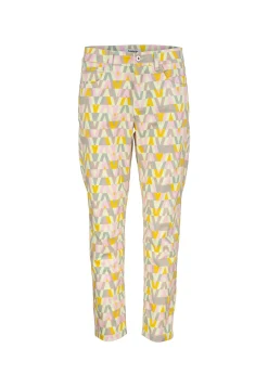 Hose Ornella mit Retro-Print