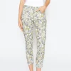 Hose Ornella mit tropischem Print