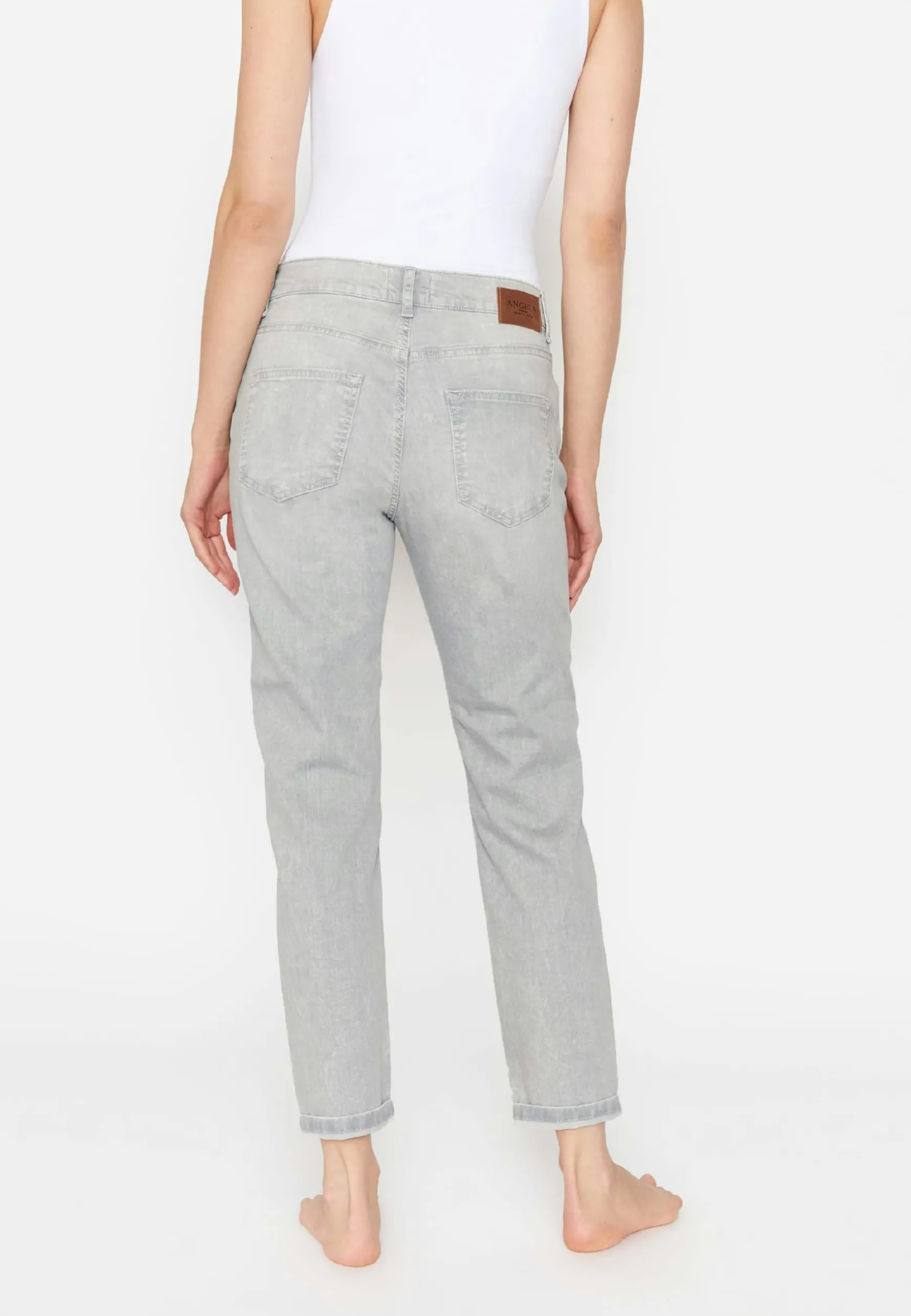 Jeans Boyfriend mit Glitzersteinen