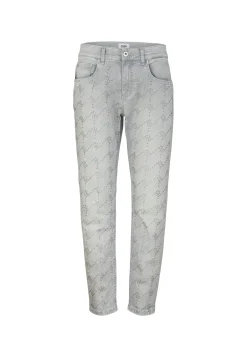 Jeans Boyfriend mit Glitzersteinen