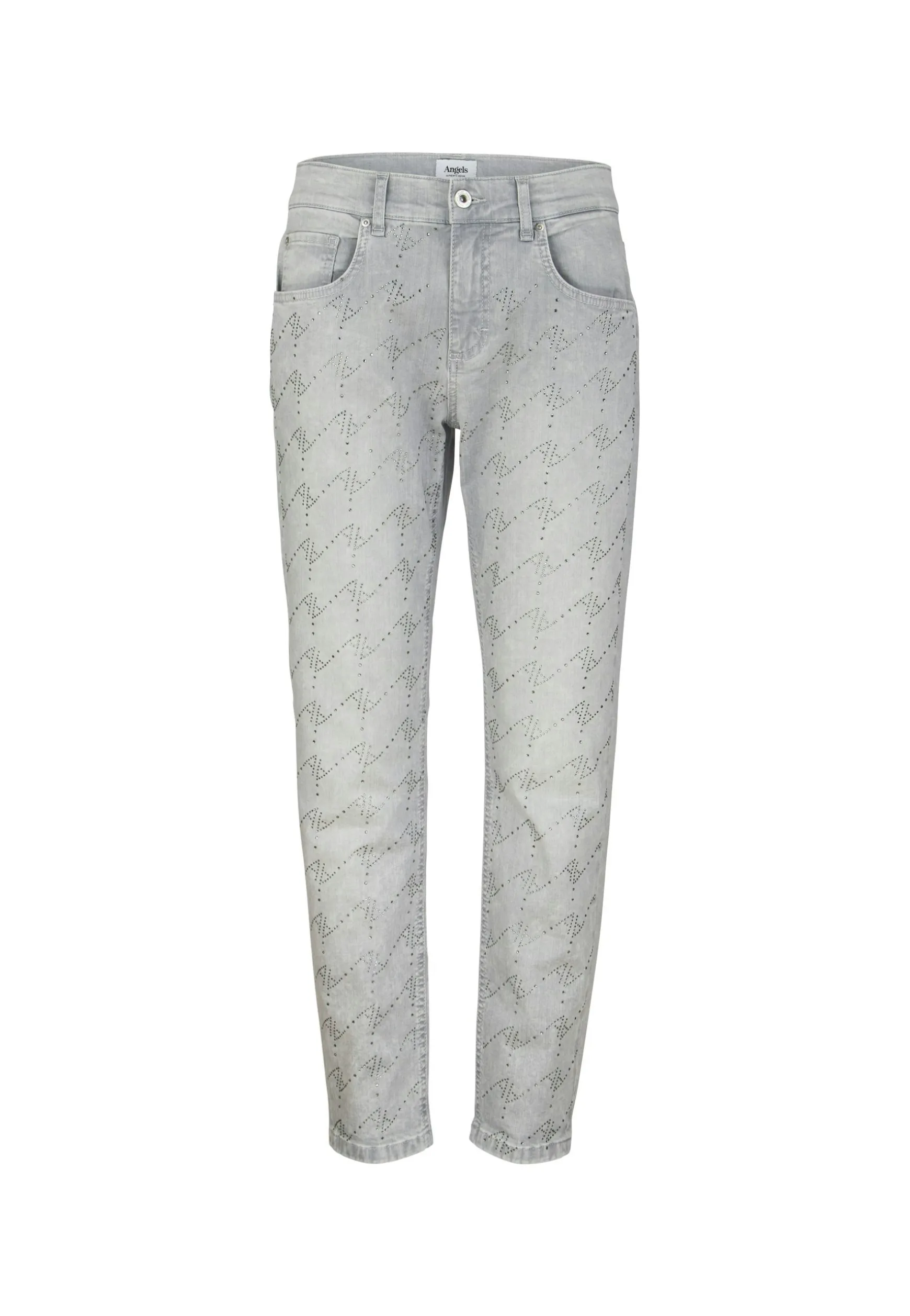 Jeans Boyfriend mit Glitzersteinen