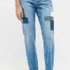 Jeans Boyfriend mit Patches