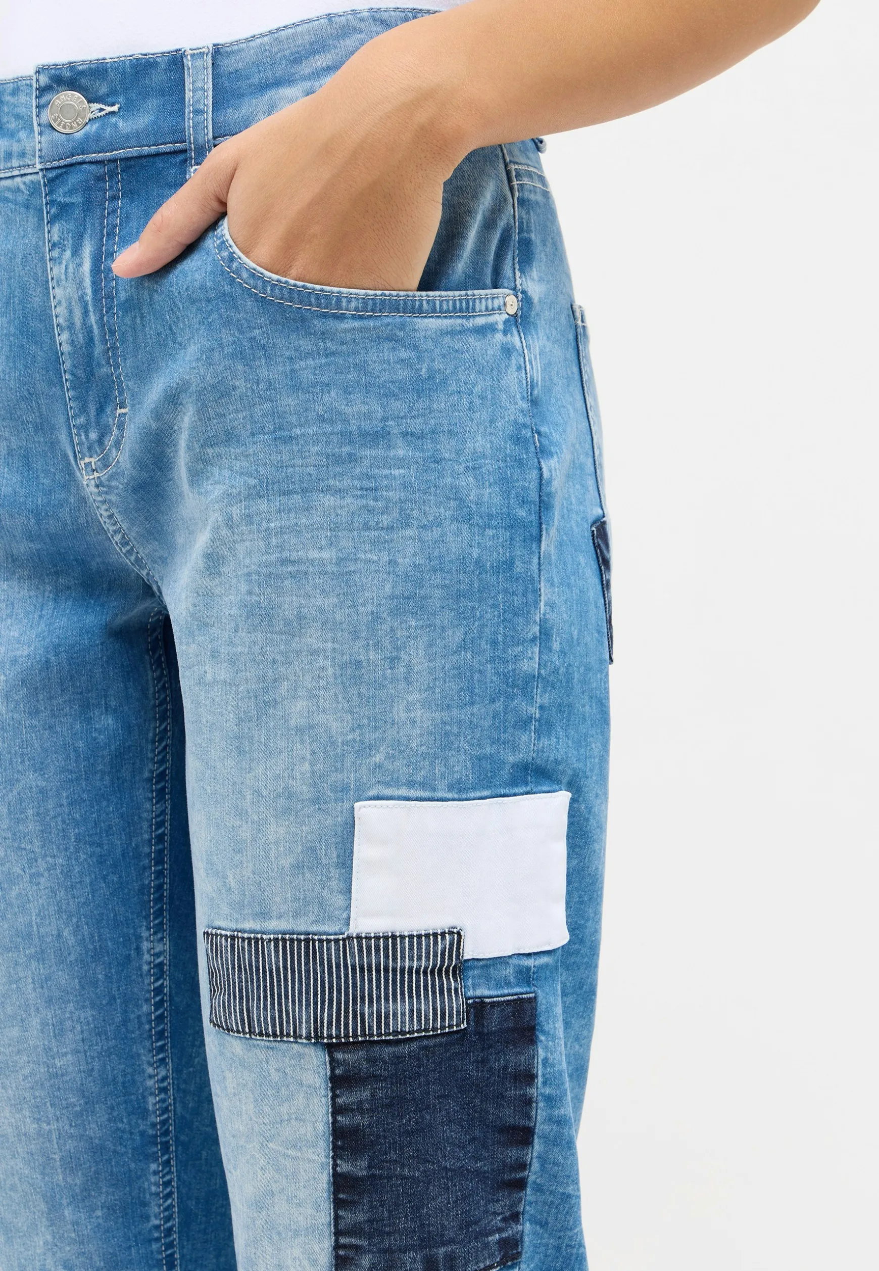 Jeans Boyfriend mit Patches