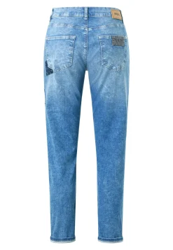Jeans Boyfriend mit Patches