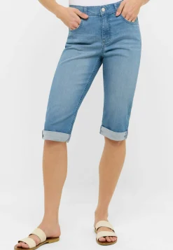 Jeans Capri TU mit Used-Look