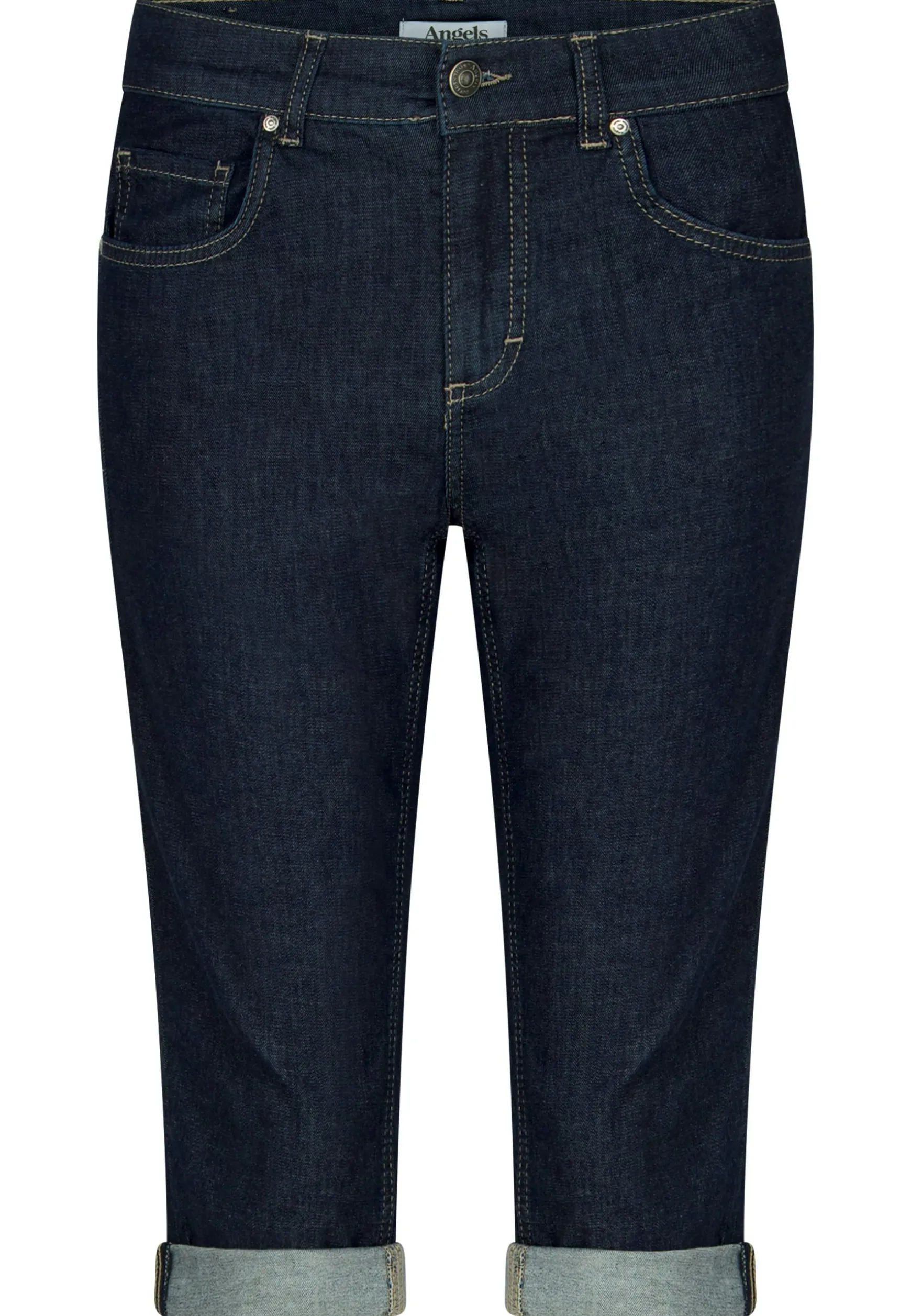 Jeans Capri TU mit Used-Look