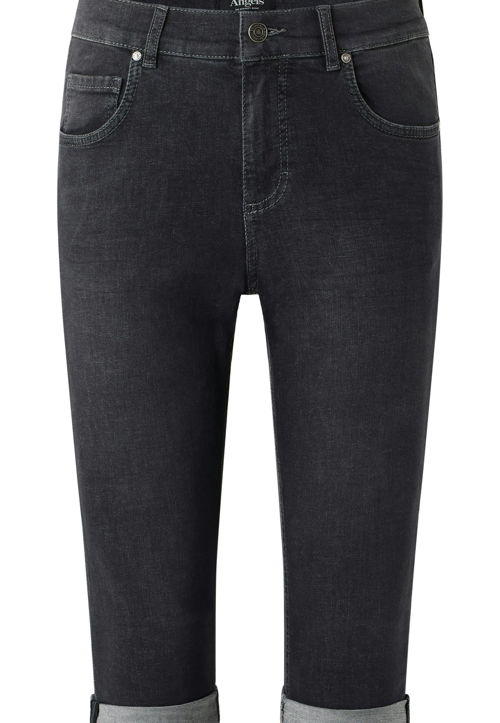 Jeans Capri TU mit Used-Look