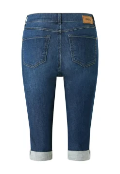 Jeans Capri TU mit Used-Look