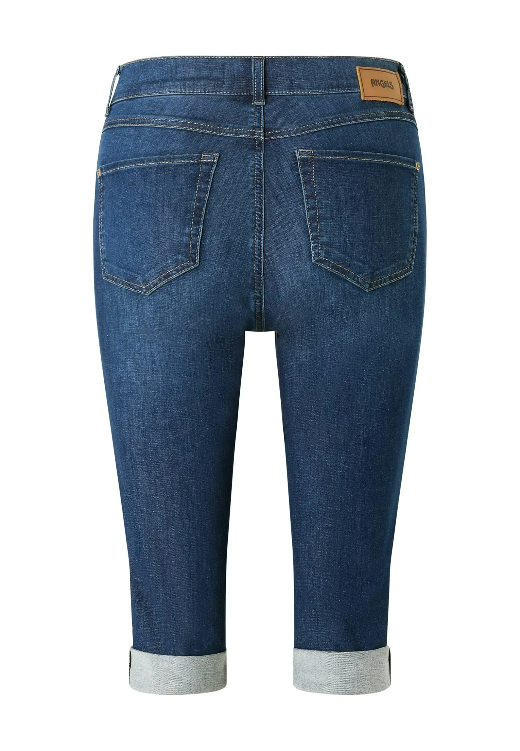Jeans Capri TU mit Used-Look