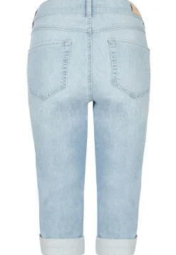 Jeans Capri TU mit Used-Look
