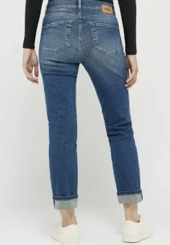 Jeans Cici Crop mit Glitzersteinen