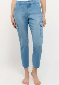 Jeans Cici Crop Slit Cargo