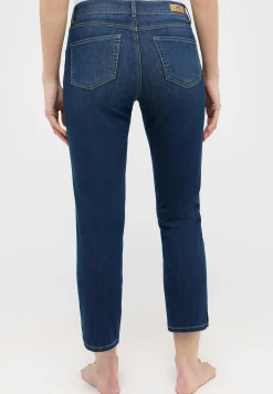 Jeans Cici Crop Slit mit Super Stretch Denim