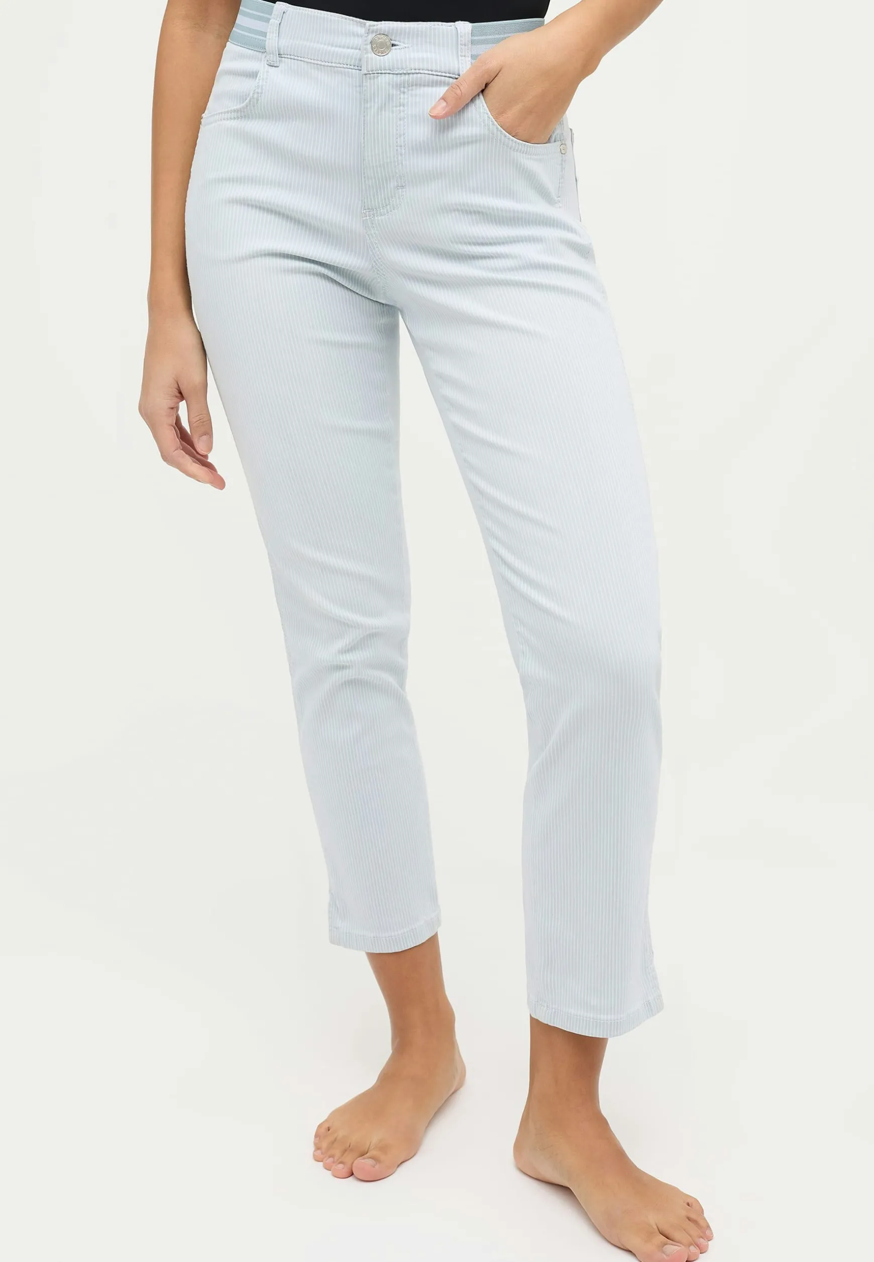 Jeans Cici Crop Slit Sporty