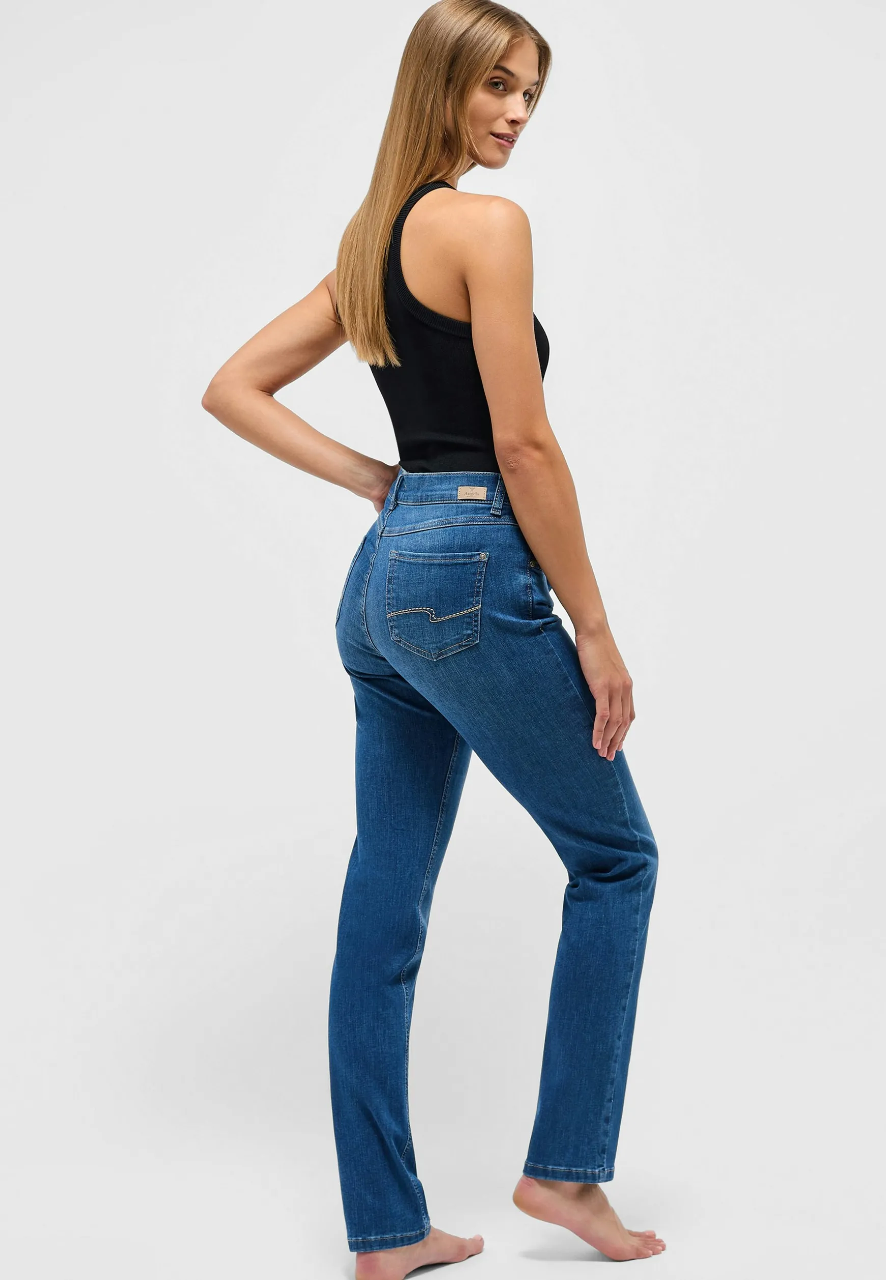 Jeans Cici mit authentischem Denim