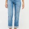 Jeans Cici mit Schmetterlingprint
