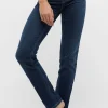 Jeans Cici mit Sweat Denim in Jerseyoptik