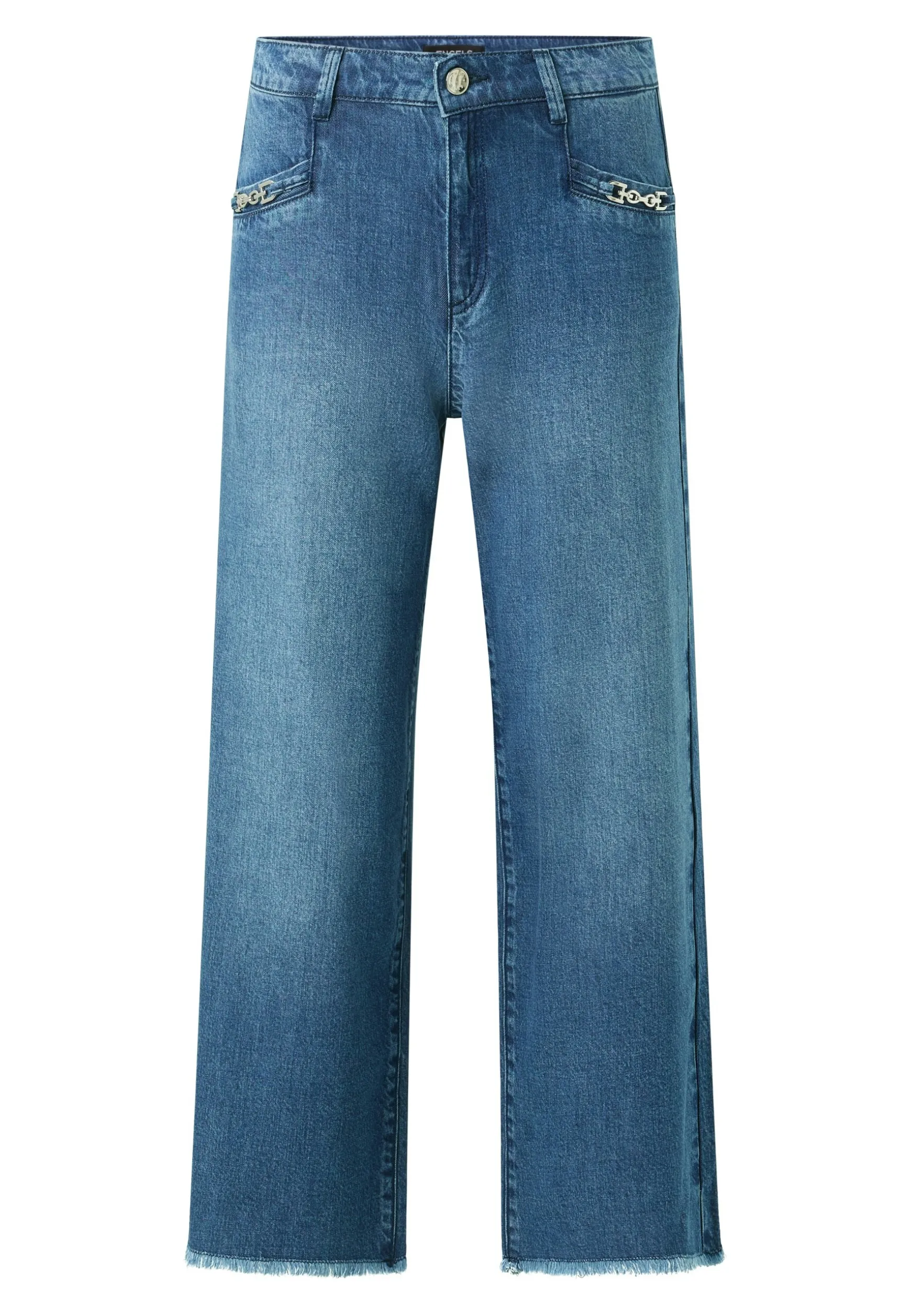 Jeans Culotte mit authentischem Denim