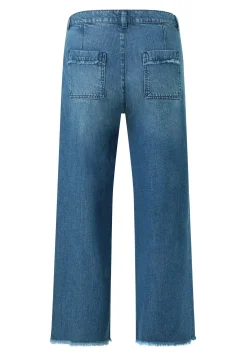 Jeans Culotte mit authentischem Denim