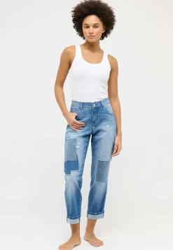 Jeans Darleen Crop TU mit Patches