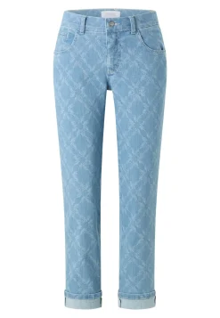 Jeans Darleen Crop TU mit Laser Print