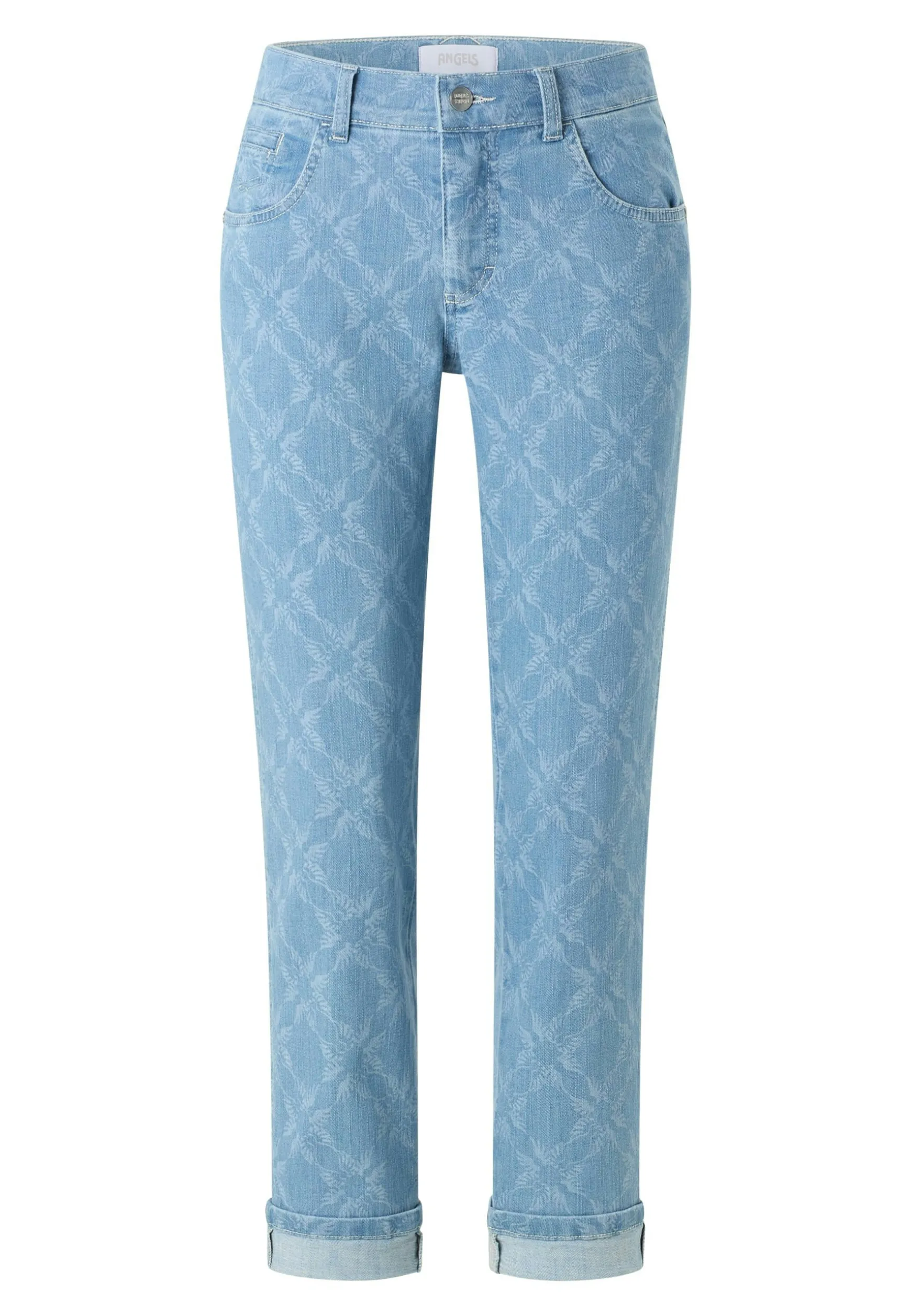Jeans Darleen Crop TU mit Laser Print
