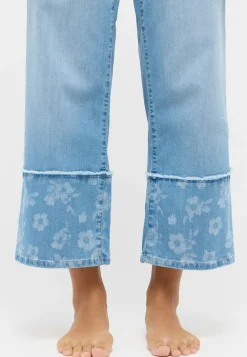 Jeans Linn Flower mit floralem Muster