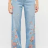 Jeans Liz mit floralem Print