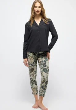 Jeans Ornella mit Blumenmuster