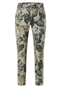 Jeans Ornella mit Blumenmuster